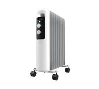 Cecotec Radiatore Ad Olio 9 Moduli Readywarm 950 Space White. 2000W, Riscalda Fino A 20M². Termostato Regolabile, Tecnologia Warmspace, Facile Trasporto Con Easygo. Ideale Per Piccoli Ambienti.