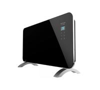 Cecotec Radiatore elettrico a basso consumo Ready Warm 6720 Crystal Connection. Wifi, 1500 W, termostato regolabile, timer, supporto da pavimento, protezione contro il surriscaldamento, nero