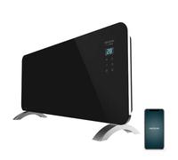 Cecotec Radiatore Elettrico Basso Consumo Ready Warm 6770 Crystal Connection. Wifi, 2000 W, Termostato Regolabile, Timer, Supporto a piede, Protezione surriscaldamento, Nero