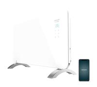 Cecotec Radiatore elettrico Energy Efficient Ready Warm 6700 Crystal Connessione Wifi, 1000 W, termostato regolabile, timer, supporto, protezione contro il surriscaldamento, silenzioso, nero