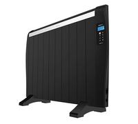 Cecotec Radiatore Emittente Termico 10 Elementi con Telecomando ReadyWarm 2100 Thermal Black. 1500W, Display LCD, Timer Programmabile, Selezione Temperatura, Massima Sicurezza, Copertura 20m²