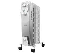 Cecotec Radiatore olio elettrico ReadyWarm 7000 Space 360, 7 moduli, consumo energetico, 1500 W, 3 livelli, avvolgicavo, tecnologia 360, sistema di sicurezza, 18 m2 05886