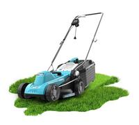 Cecotec Rasaerba a Filo - Tagliaerba con Cavo Terrenator 330 Flex. 1200W, Larghezza Taglio 33cm, Facile Manovrabilità, Altezza Taglio Regolabile, Sicurezza con Tecnologia BeltDrive