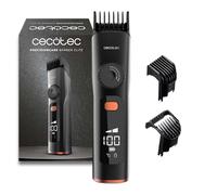 Cecotec Regolabarba PrecisionCare Barber Elite. Lame in Acciaio Inox, Autonomia 120 min, 2 Pettini 1-8 e 9-16 mm, Display, IPX6, Ricarica Rapida, Barba Perfetta