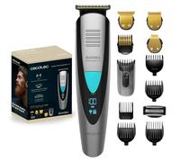 Cecotec Regolabarba Rasoio Elettrico - Tagliacapelli Precisioncare Trimmer. 5In1, Waterproof, Autonomia 60Min, Lame In Acciaio, Funzione Nonstop, Pettine Regolabile, Display Digitale, Portatile