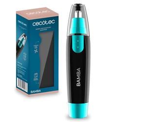 Cecotec Restringitore Capelli Naso e Orecchie Wireless PrecisionCare NoseTrim. Tagliacapelli con lama in acciaio inox, design ergonomico e coperchio protettivo per lama, funziona a batteria