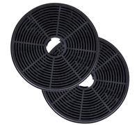 Cecotec Ricambio - Confezione da 2 filtri al carbonio compatibili con cappa aspirante diametro 132 cm - Flux ø132