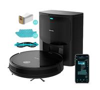 Cecotec Robot Aspirapolvere con Base Autovacciato Conga 2499 Ultra Home Titanium. Tecnologia giroscopica, 2100 Pa, App, Spazzola multifunzione, 2 Spazzole laterali, 2 Moppe, Rilevamento automatico del