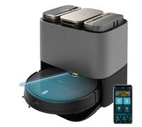 Cecotec Robot Aspirapolvere Conga 13090 Spin Revolution Home and Wash. 7000 Pa, Tecnologia Laser, Spazzola in Silicone, Mopas Rotanti, Spazzola Laterale, App e Connessione Bluetooth e WiFi 2,4 GHz