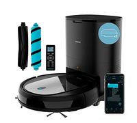 Cecotec Robot Aspirapolvere e Base a Svuotamento Automatico Conga 2290 Ultra Home T, Tecnologia Gyro, Include Base Conga Home 2000, 2 Spazzolini, 2100 Pa, 160 minuti Autonomia, APP, 8 Programmi