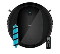 Cecotec Robot aspirapolvere e frittura Conga Quick&Clean Titanium. Tecnologia Random, 160 min di autonomia, 1400 Pa, 3 livelli di potenza e lavaggio, spazzola Jalisco, telecomando 5792