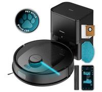 Cecotec Robot Aspirapolvere e Base Autovacciato Conga 7690 Immortal MAX Home M, Navigazione Laser, Aspirazione 5000 Pa, Fino a 220 min Autonomia, Base, 2,5 L, Controllo App, 4 in 1 Barre, Aspira,