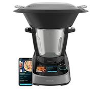 Cecotec Robot da Cucina Multifunzione Mambo Touch. 1600 W | 37 Funzioni, Schermo tattile TFT da 5" con Ricettario Integrato, Capacità 3,3 litri, APP, Bilancia e Brocca in Acciaio Inox