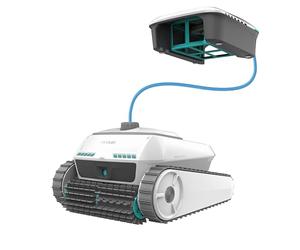 Cecotec Robot detergente per sfondi, pareti, linea di galleggiamento e superficie conga Pooldroid 10000 TotalClean AquaSkater. 300 m2, pulizia ordinata, autonomia 150 minuti, capacità 4 l, app e