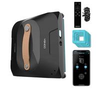 Cecotec Robot Lavavetri Finestre Conga Windroid 1390 Double Spray Connected. 3in1: Spruzza, Pulisce e Asciuga, Doppio Spray, APP/Comando, 8 Modalità, Raggio d'azione 7,5m, Corda sicurezza, Kit Pulizia