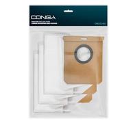 Cecotec Sacchetti Polvere Base Autosvuotamento Pack 3 Conga Rockstar 5500 Station Flex Pet Flex. Ricambio Originale, Alta Capacità, Sistema Igienico per manutenzione semplice e pulizia senza contatto