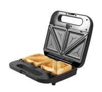Cecotec Sandwich Maker con piastre intercambiabili Rock'n Toast 1000 3in1. Capacità 800 W 2 Sandwich Finitura in acciaio inossidabile Rivestimento in pietra