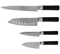 Cecotec Santoku Set di coltelli spessi 2 mm, coltello da intaglio, coltello da cuoco, coltello multiuso, coltello da taglio, presentazione in custodia