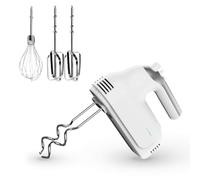 Cecotec Sbattitore Elettrico - Frullino Elettrico PowerTwist 500. 500W, 5 Velocità, Turbo, Design Ergonomico, Fruste Extralunghe per Impasti, Accessori: Fruste, Ganci, Frusta a Palloncino