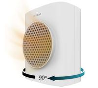 Cecotec Scaldabagno Ceramico ReadyWarm 1570 Max Ceramic Rotate Smart. 1500 W, Tecnologia Ceramica, Touch Screen, Termostato Regolabile, Oscillazione 90º, Timer, Spegnimento Automatico