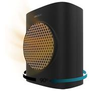 Cecotec Scaldabagno Ceramico ReadyWarm 1570 Max Ceramic Rotate Smart Black. 1500 W, Tecnologia Ceramica, Touch Screen, Termostato Regolabile, Oscillazione 90º, Timer, Spegnimento Automatico