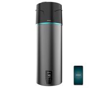 Cecotec Scaldabagno Elettrico 120L Verticale con Display Touch AeroThermal 120L. Energia Sostenibile, Basso Consumo, Touch Screen, Controllo APP, R290, Temp. Fino a 75ºC