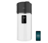 Cecotec Scaldabagno Elettrico 80L Verticale con Display Touch AeroThermal 80L. Energia Sostenibile, Basso Consumo, Touch Screen, Controllo APP, R290, Temp. Fino a 75ºC