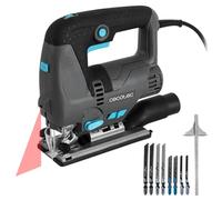 Cecotec Sega a gattuccio, multicut, 8000, 800 W, taglio pendolare, cavo da 2 m, piattaforma in alluminio pressofuso e mandrino senza chiave, laser guida e luce LED, include 8 seghe e righello guida