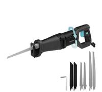 Cecotec Sega Sable LongFlex 710 Pro. 710 W, cambio lama veloce, tagli profondi 115 mm ed efficienti con corsa di 20 mm, manico rotante, include 6 lame