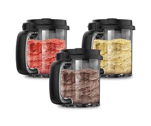 Cecotec Set Caraffe GelaCups 2100. 700 ml con Coperchio, Compatibili con Gelatec 2100, BPA Free, Igiene Garantita, Grande Capacita, Conservazione Ottimale e Massima Freschezza