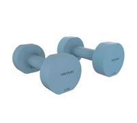 Cecotec Set di 2 Manubri da 4 Kg Ciascuno Drumfit 400 Doubleneo, Rivestimento In Neoprene, Design Compatto E Anti-Cuscinetto, Allenamento Di Forza, Mobilità, Equilibrio E Resistenza