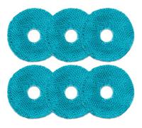 Cecotec Set di 6 panni Mop per Robot Aspirapolvere Conga X100. Pack 6, Ricambi Originali ad Alta Assorbenza e Resistenza, Sostituzione Facile per Prestazioni Sempre Al Top