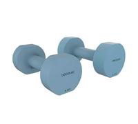 Cecotec Set di 2 Manubri da 4 Kg Ciascuno Drumfit 400 Doubleneo, Rivestimento In Neoprene, Design Compatto E Anti-Cuscinetto, Allenamento Di Forza, Mobilità, Equilibrio E Resistenza
