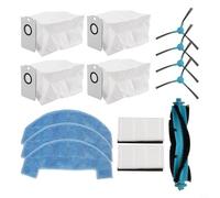 Cecotec - Set di pezzi di ricambio per conga 2499 Ultra Home Advanced, con spazzola primaria, setole in nylon, filtri laterali, salviette, sacchi della spazzatura (A)