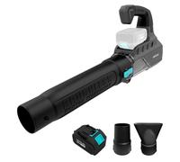 Cecotec Soffiatore a Batteria - Aspiratore Elettrico Airforce 4000 Bazooka Turbo, Motore brushless, 21V Alta Potenza, Tecnologia Xmotor Velocità fino a 200 km/h, Volume fino a 740 m³/h, Funzione Turbo