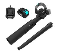 Cecotec Soffiatore di lame a batteria 21 V Airforce 2in1 Multifunction. 3000 W, velocità fino a 300 km/h, volume fino a 800 m³/h, velocità regolabile, leggero, include tubo lungo e tubo largo