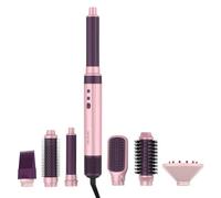 Cecotec Spazzola ad Aria Modellante Multiuso AirGlisse 8in1 CottonCandy | 8 Accessori, 1400W, 110000RPM, Tecnologia Coanda, Elimina l'Effetto Crespo, Tecnologia Ionica, Testine Ceramica e Cheratina