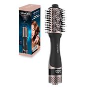 Cecotec Spazzola d'aria con schermo CeramicCare Unique Touch, 1200 W, asciutta, districa, liscia, volume e stampaggio, 4 temperature, elimina il crespo e l'arricciatura, testina in ceramica