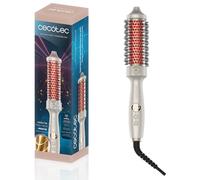 Cecotec Spazzola lisciante con infrarossi e tecnologia ionica InstantCare ThermoGlow. 70 W, 5 impostazioni di temperatura, barile da 38 mm, funzione memoria, schermo, spegnimento automatico e cavo