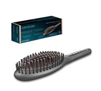 Cecotec Spazzola Lisciante in Ceramica InstantCare Smooth Brush. Temperatura Regolabile 140ºC -220 ºC, Tutti i Tipi di Capelli, Display Digitale, Sistema di Spegnimento Automatico, Estratto di Avocado