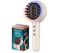 Cecotec Spazzola riparatrice con microcorrenti EMS, luce LED rossa e blu HairCare Revitalize TotalCare. Applicatore di siero e 5 livelli, nutre, rassoda e rafforza i capelli dalla radice