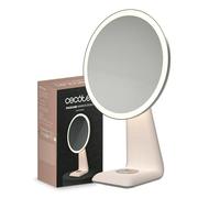 Cecotec Specchio per Trucco FaceCare Mirror Design. Funzione Lampada, Ricaricabile, 3 Intensità di Luce, Design Elegante, Pulsante Touch, Cavo USB Tipo C, Trucco Preciso e Luminoso