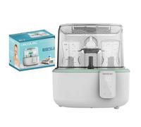 Cecotec Sterilizzatore Elettrico, Sterilizzatore Biberon Nana Babycare Digitalsterilizer. 6 Biberon, con Supporto per Tettarelle, 8min di Sterilizzazione, Senza BPA e sicuro per Acqua, Latte, Alimenti