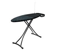 Cecotec StrongBoard 400 Borneo asse da stiro resistente 100% cotone, telaio di supporto per ferro e ferro da stiro, gambe extra spesse, nero, 125 x 45 x 93,5 cm