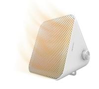 Cecotec Stufa Ceramica da Tavolo ReadyWarm 1500 Max Ceramic Design White. 1500 W, Termostato Regolabile e 3 Modalità di Funzionamento, Area di Copertura 15 m2