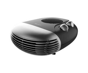 Cecotec Stufetta Elettrica Termoventilatore ReadyWarm Horizon. 2000 W, Basso Consumo Energetico, 2 Livelli di Potenza, 3 Modalità, Compatto, Portatile, Ideale per Casa e Ufficio, Stabile, Nero