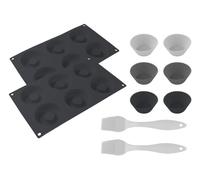 Cecotec Cestino Per Friggitrice Ad Aria In Silicone Cecofry Sweetbake Xl Pack Accessories. Alta Qualità, Privi Di Bpa, Pennelli In Silicone, Compatibili Con Friggitrici Ad Aria Da 9L, Antiaderente