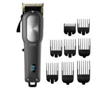 Cecotec Tagliacapelli Bamba PrecisionCare Pro Clipper Titanium Go. Batteria al litio, Lame in Acciaio Inossidabile, Autonomia fino a 2 ore, 8 Pettini, Regolazione di precisione, Uso con e senza filo
