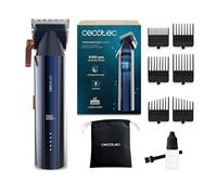 Cecotec Tagliacapelli con Motore Brushless Digitale PrecisionCare Expert Elite. 6700rpm, 2 Velocità, 6 Pettini Guida, Corpo Alluminio, Autonomia 2h, Regolazione Lunghezza 0.8-2mm, Borsa Trasporto