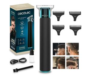 Cecotec Tagliacapelli e Profilatore Professionale PrecisionCare Profiling, Lama Affilata ad Alto Rendimento, 4 Pettini Guida da 1-4 mm, Capelli e Barba, Autonomia 90 min, Design Ergonomico, Nero